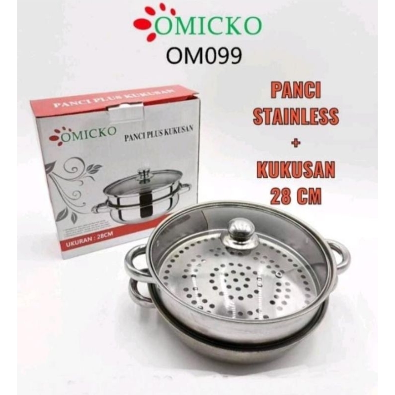 Panci kukus omicko,panci kukus BMW,panci kukus stainless