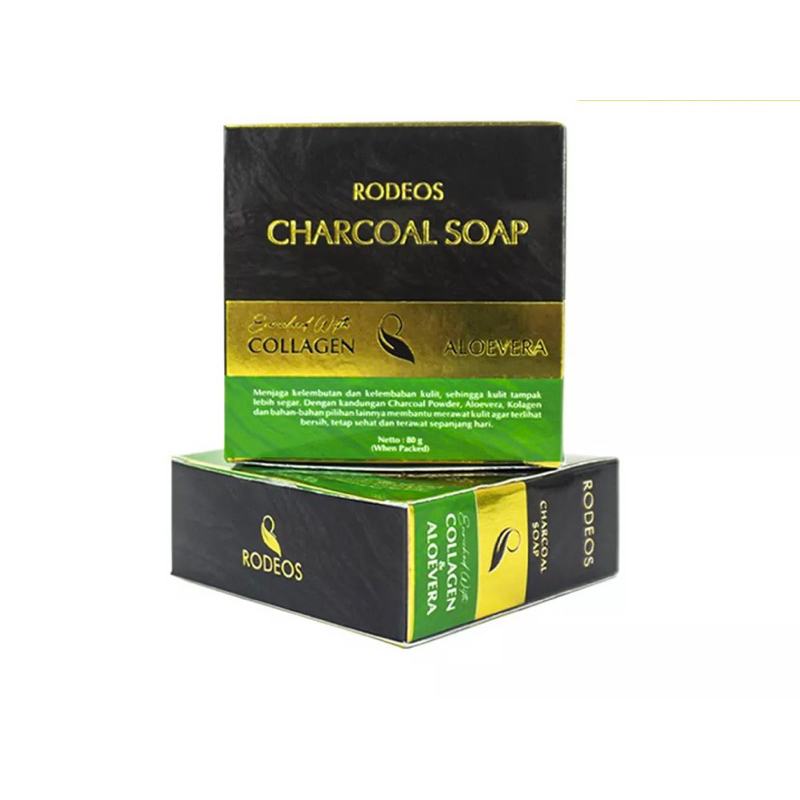 rodeos charcoal soap ASLI ORIGINAL