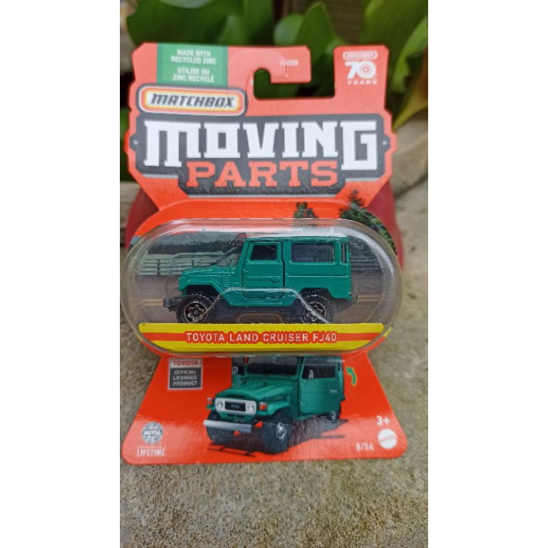 Diecast Matchbox Toyota Land Cruiser FJ40 Hijau
