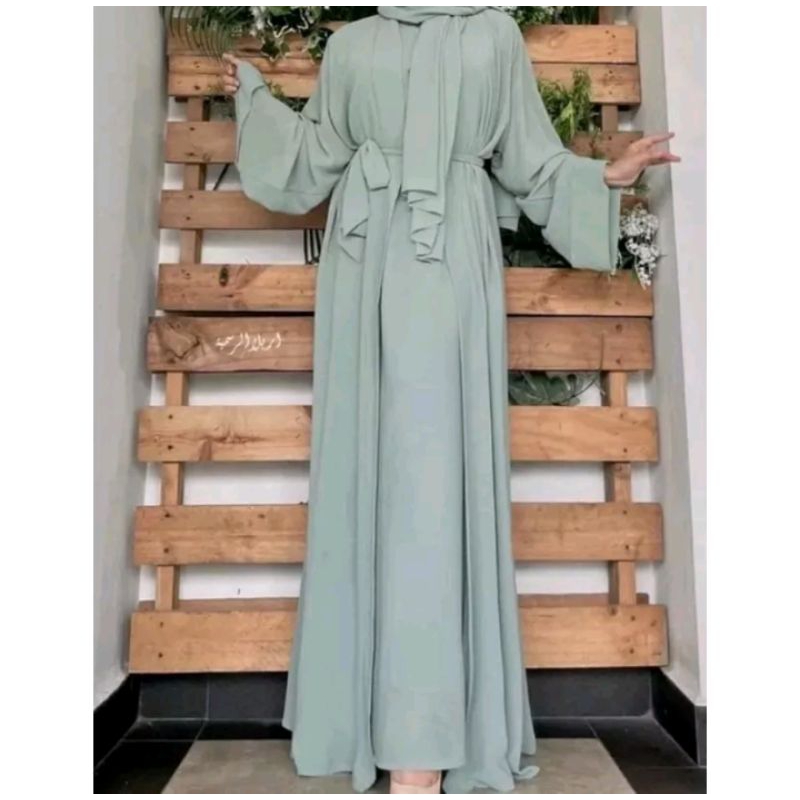 set abaya outer/abaya basic/abaya kekinian/abaya cantik