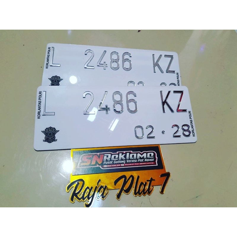 Custom PLAT NOMOR MIRROR KACA PREMIUM &amp; harga pantas super kualitas