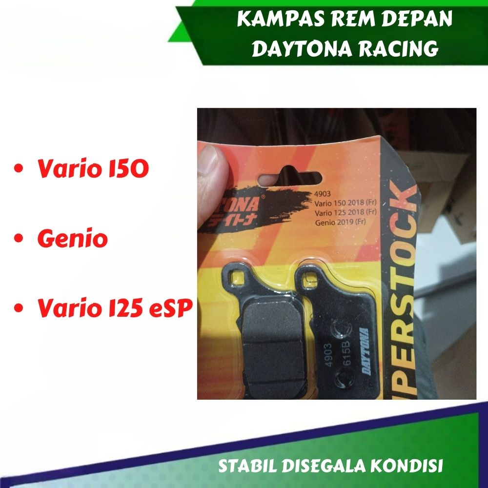 KAMPAS REM DEPAN DAYTONA GENIO VARIO 150 VARIO 125