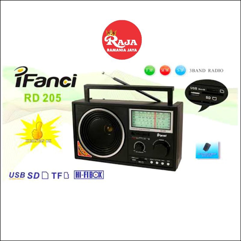 Radio Berkualitas Ifanci RD-202 &amp; RD-205 AC/DC