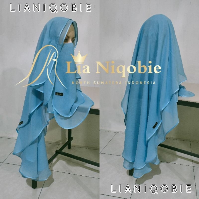 Niqob Veil 2 Layer - ORI Lia Niqobie