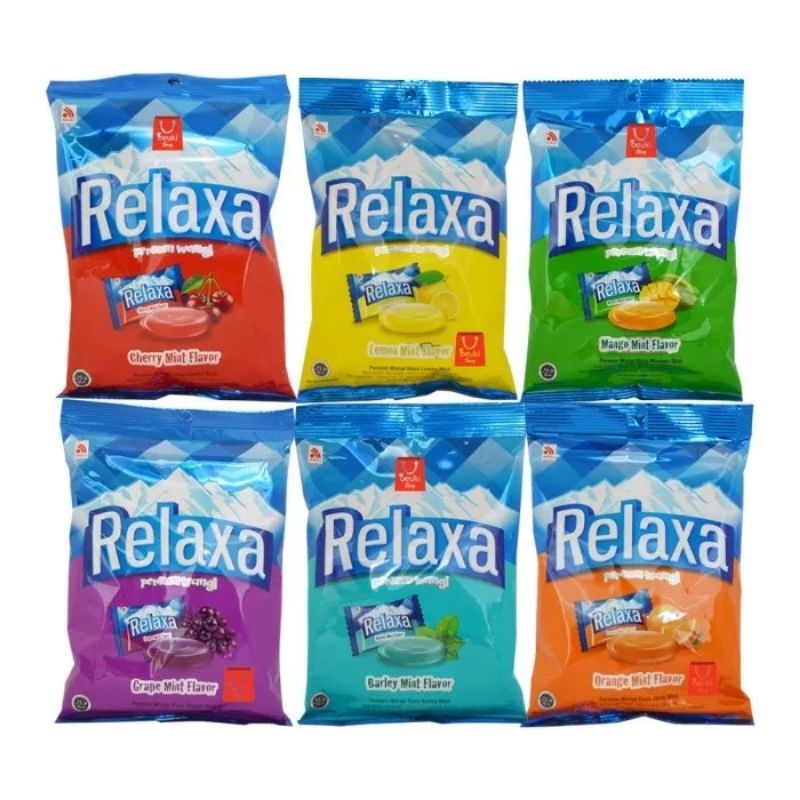 

Permen Relaxa 6 Varian 125gr isi 50