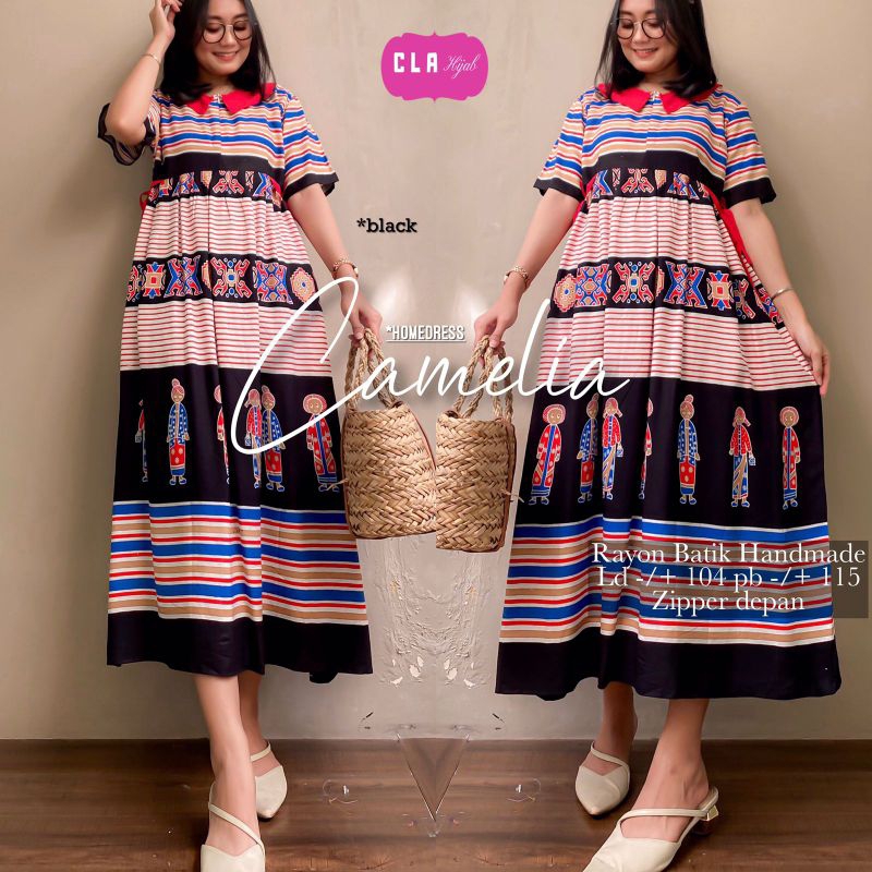 Camelia Homedress daster / Fidelia Homedress Daster / Neng Dania Daster by Cla Hijab