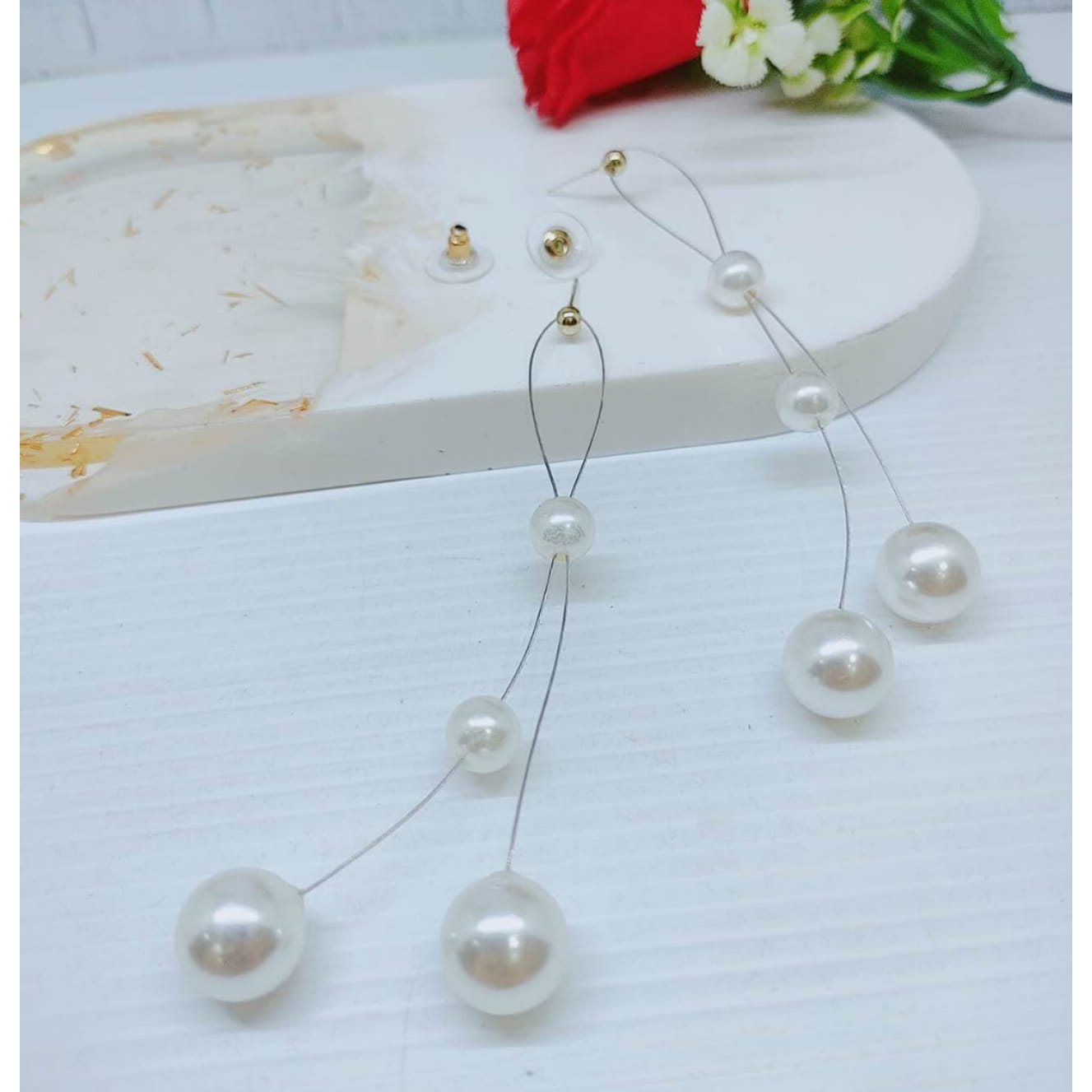 Anting Mutiara Perhiasan Wanita Y036/037