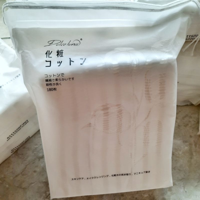 Kapas KKV Annapellet Simplicity Square Crimping Cotton Pad Dulce Luna isi 180 pcs