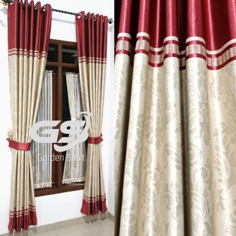 GORDEN JENDELA MINIMALIS GORDEN PINTU GORDEN TEBAL PREMIUM MEWAH TIRAI JENDELA