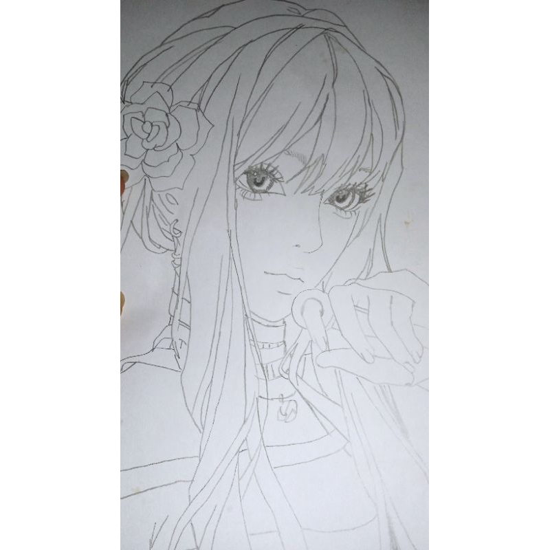 

jasa gambar custom anime linart