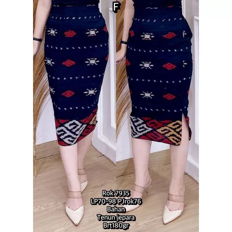 ROK SPAN TENUN 7/8, ROK PENSIL KERJA KANTOR