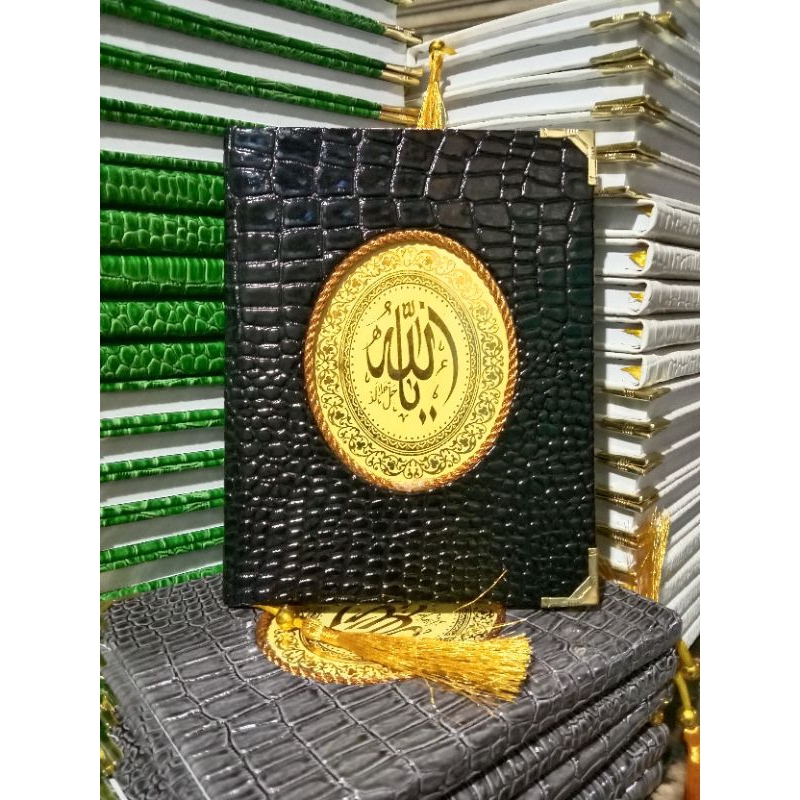 BUKU YASIN COVER KULIT FULL ASESORIS , BUKU 208 HALAMAN