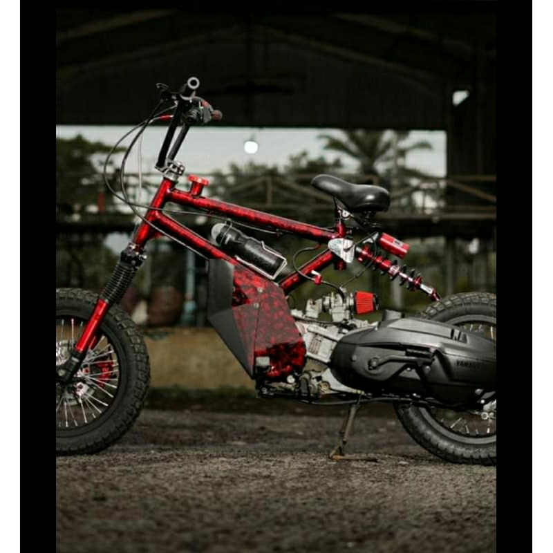 Ready 1 unit bmx cub matic mesin yamaha mio