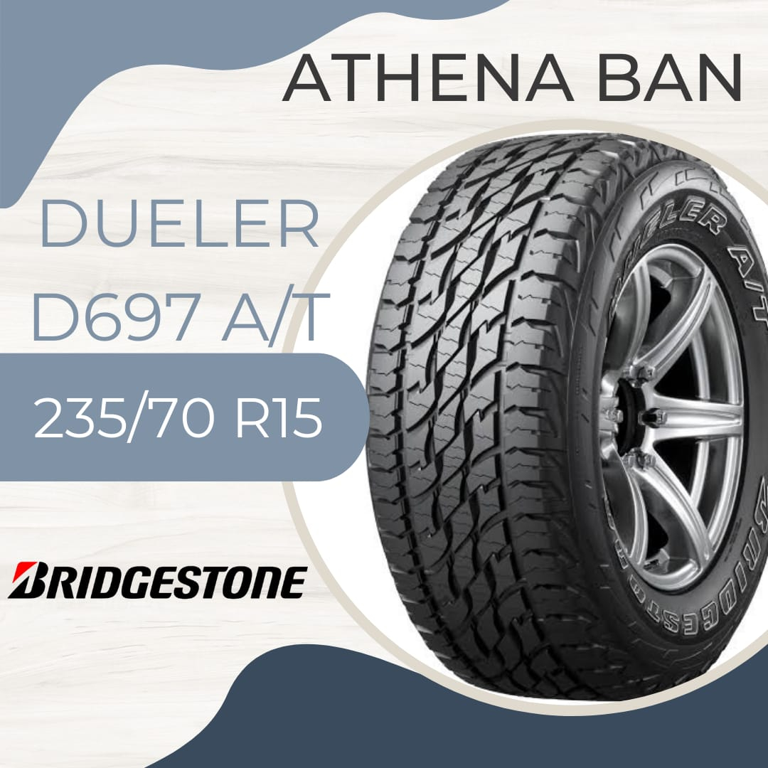 Bridgestone 235/70 R15 Dueler A/T 697 ban panther taft terano