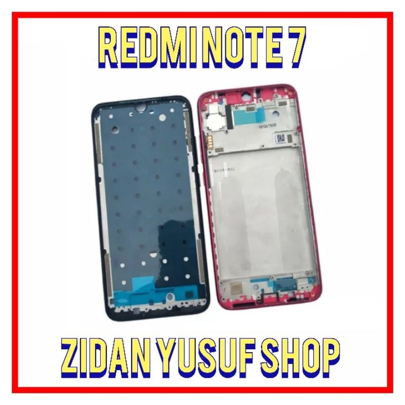 FRAME TULANG TENGAH TATAKAN DUDUKAN LCD XIAOMI REDMI NOTE 7 ORIGINAL