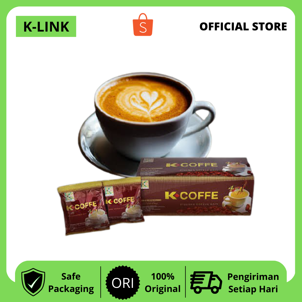 

K-Coffe Ginseng K-link Original Kopi Kesehatan Penambah Stamina Pria Wanita