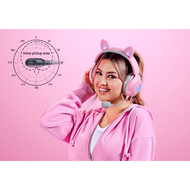Razer Kitty V2 Pro Wired RGB Gaming Headset Garansi Resmi