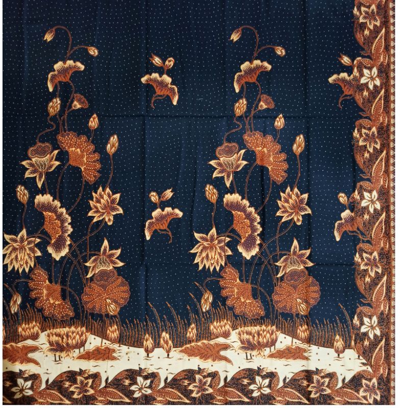 Kain Batik Modern Motif Bunga Melati Elegan