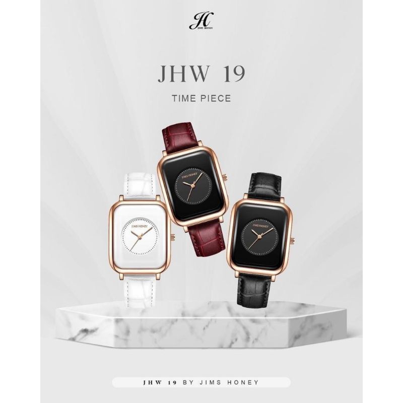 Jhw 19 Jims Honey Jam Tangan Fashion Wanita bentuk Kotak