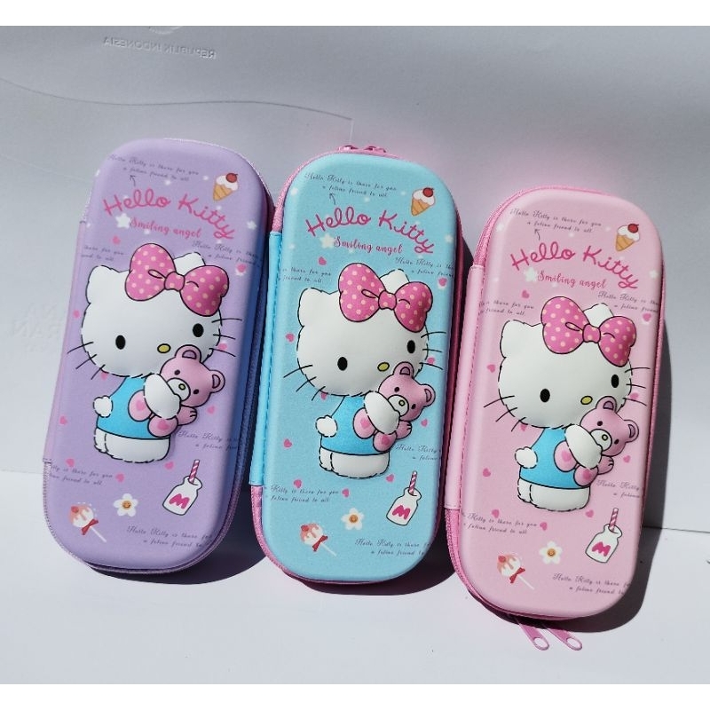 

tempat pensil timbul karakter helo kitty