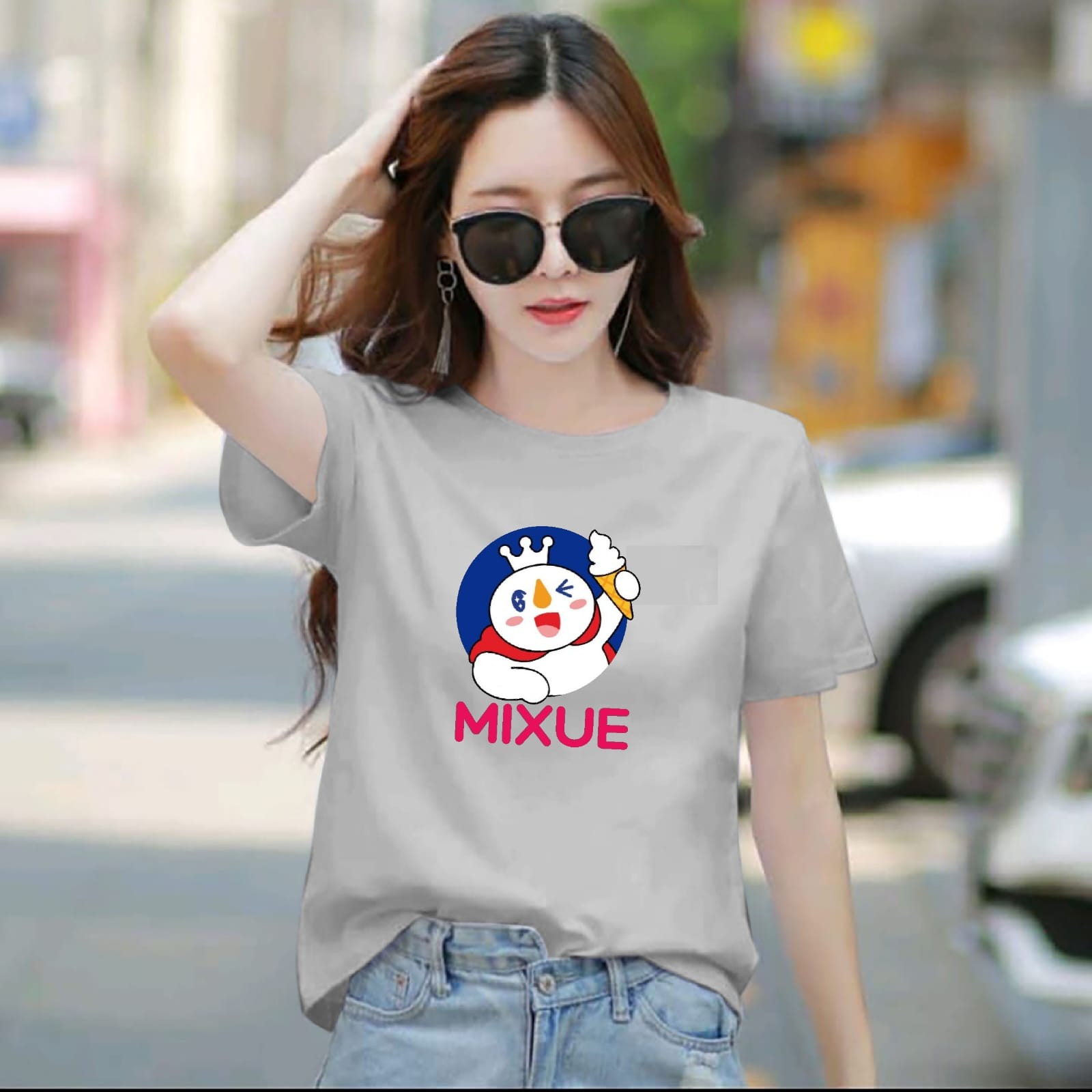 BAJU ATASAN TRENDY MIXUES BIG GIRL TERBARU-KAOS DISTRO CEWEK KEREN LENGAN PENDEK MASA KINI DAN TERLARIS-KAOS CEWEK TERBARU