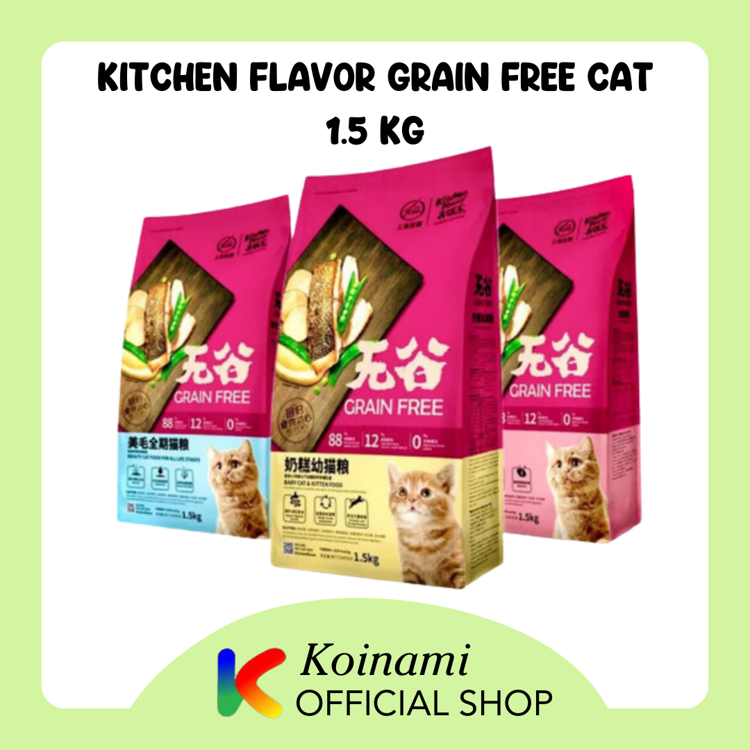 Kitchen Flavor Grain Free Cat 1,5kg Freshpack / Makanan Kucing / Kitten / Adult