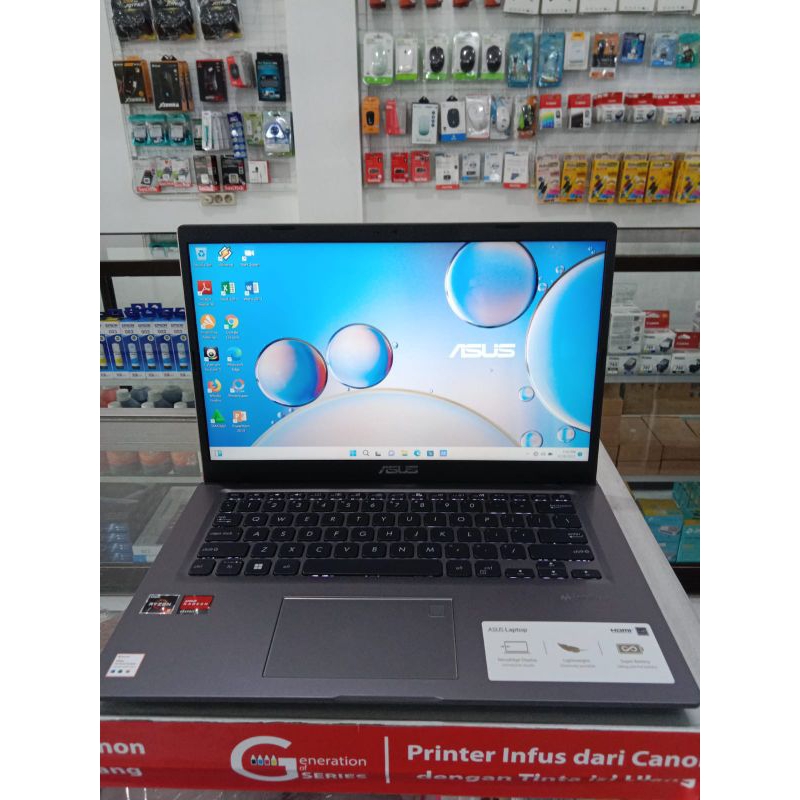 Laptop Asus M415DAO ram 8 gb ssd 256 gb layar 14" fhd windows 11