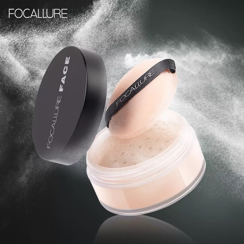 FOCALLURE Super Fine Loose Powder - 3 Colours Bedak Tabur