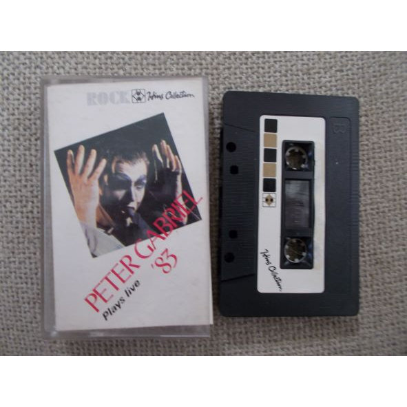 KASET PETER GABRIEL - PLAY'S LIVE 1983