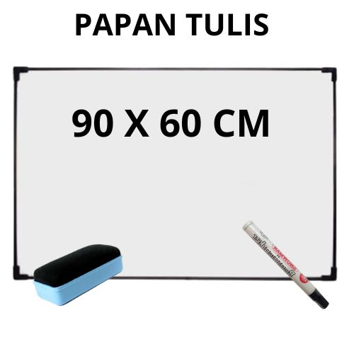 

Papan Tulis 60x90 cm Non Magnet gratis spidol dan penghapus