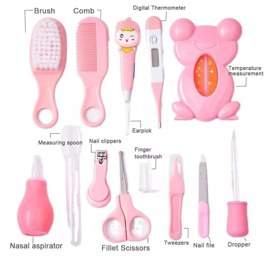 Baby Care Kit Set 6pcs Grooming Kit Infant Kids Nail Hair Baby Care