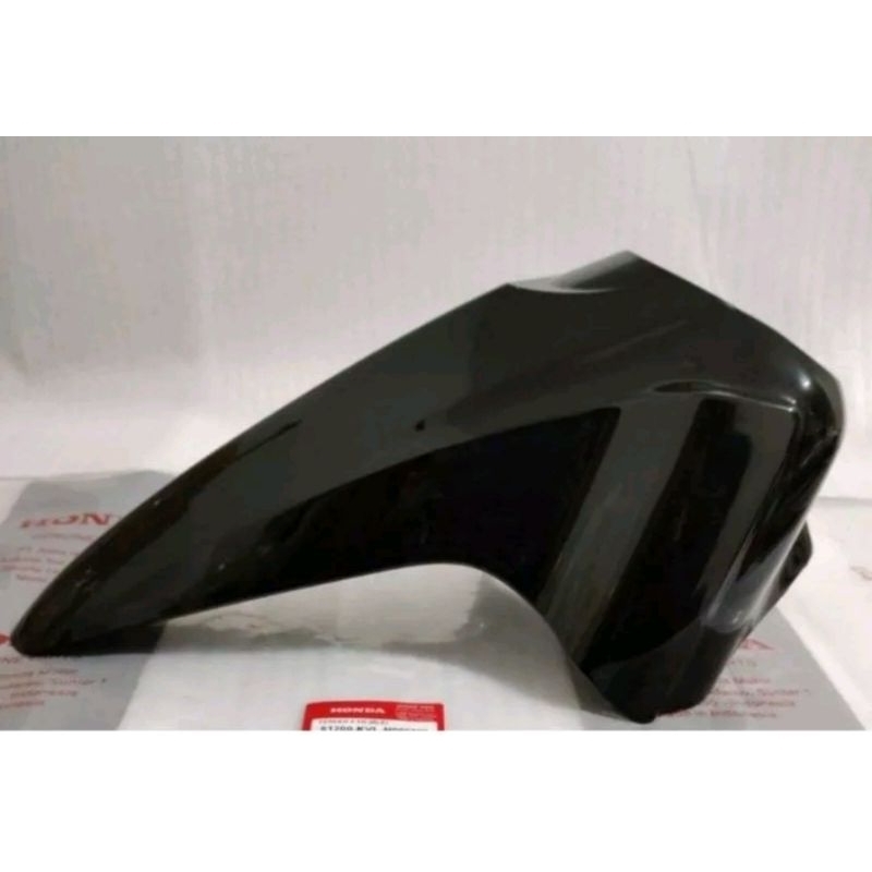 Spakbor depan Supra x 125 slebor fender depan Supra x 125 batman 2007-2013 hitam black 61100-KVL-N00