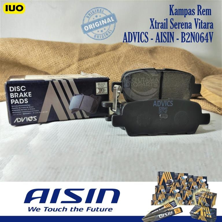 Brake Pad AISIN Xtrail Serena Vitara Escudo Kampas Rem ADVICS B2N064T - ORIGINAL