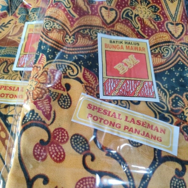 Kain Sarung Ibu Hamil Melahirkan Batik Halus Cap Bunga Mawar 90x115cm Rok Batik Serbaguna