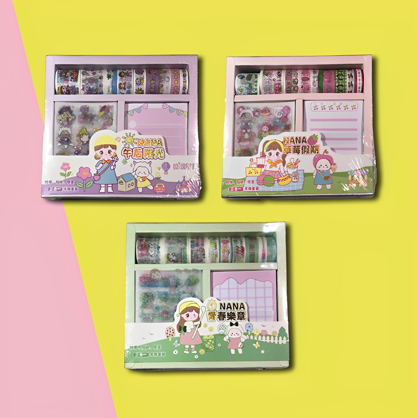 

3 Set in 1 Perekat / Stiker / Note Karakter Nana Lucu TOYSFORHOME