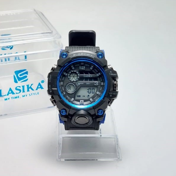 Jam Tangan Digital Pria Sporty K-Sport Water Resistant Free Box LASIKA Type 641