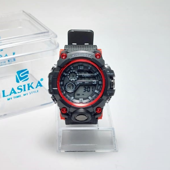 Jam Tangan Digital Pria Sporty K-Sport Water Resistant Free Box LASIKA Type 641