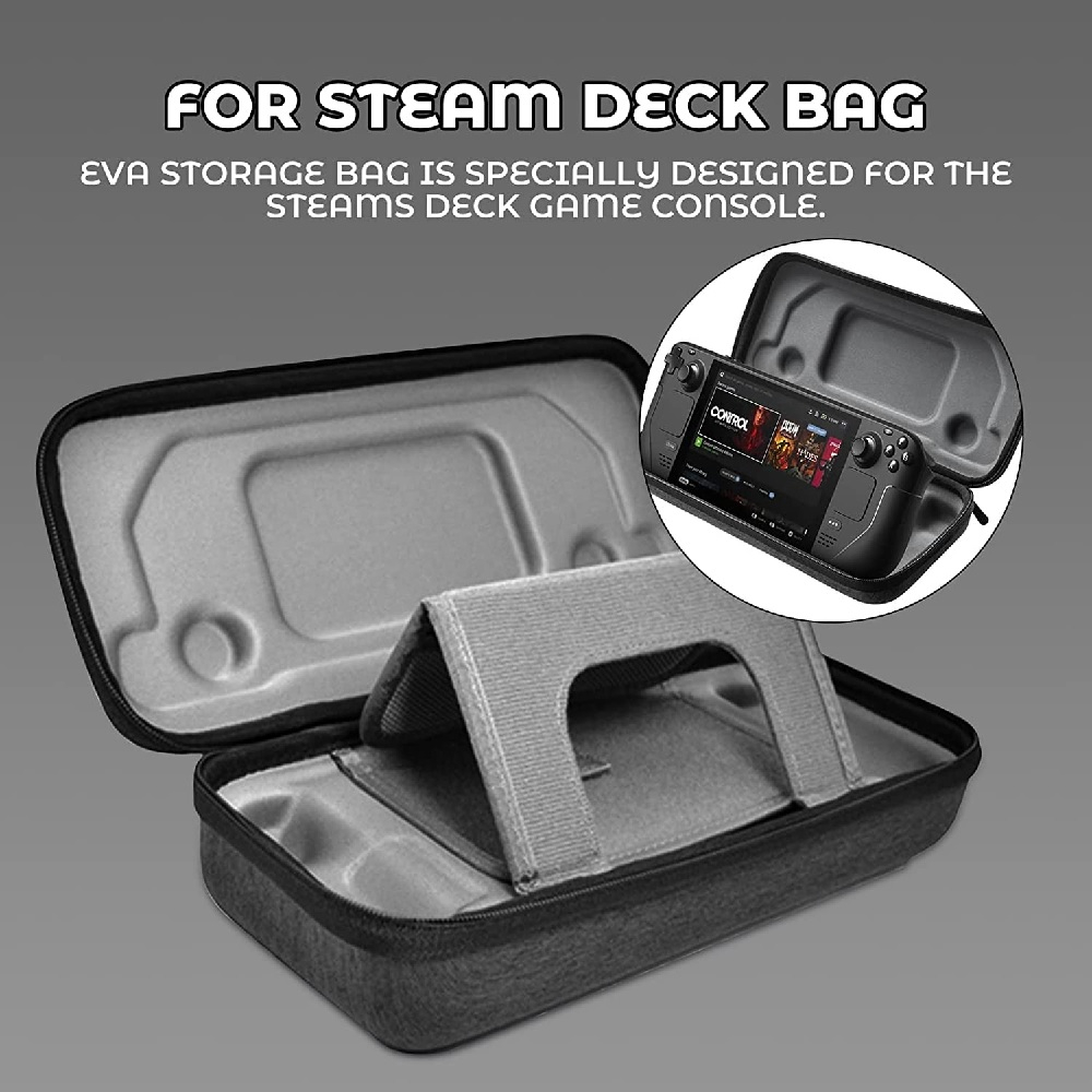 Protective Hard Shell Storage Case Steam Deck - Tas Stand Steam Deck