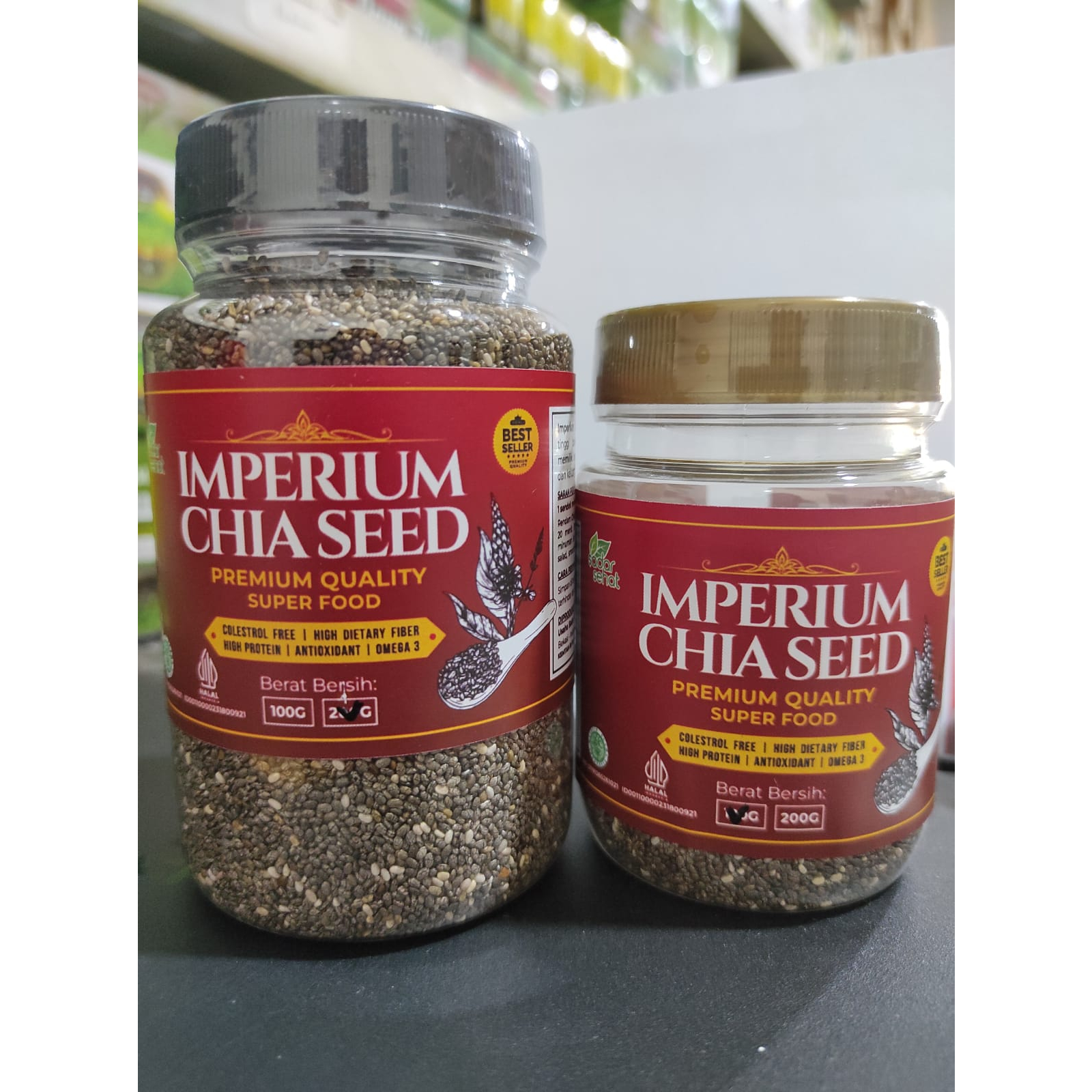 Imperium Chia Seed Premium Kaya Omega 3, Antioksidan, Bebas Kolesterol