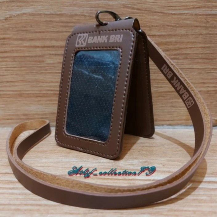 

Holder Id Card BRI / Kalung Id Card BRi Model Lipat Cokelat