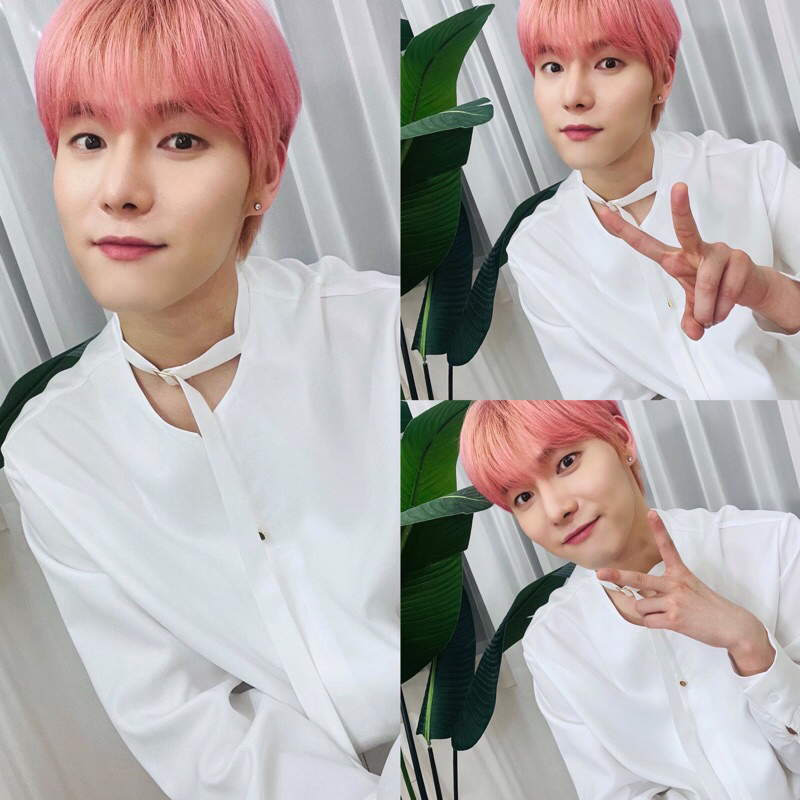 Onewe Yonghoon neck tie shirt white
