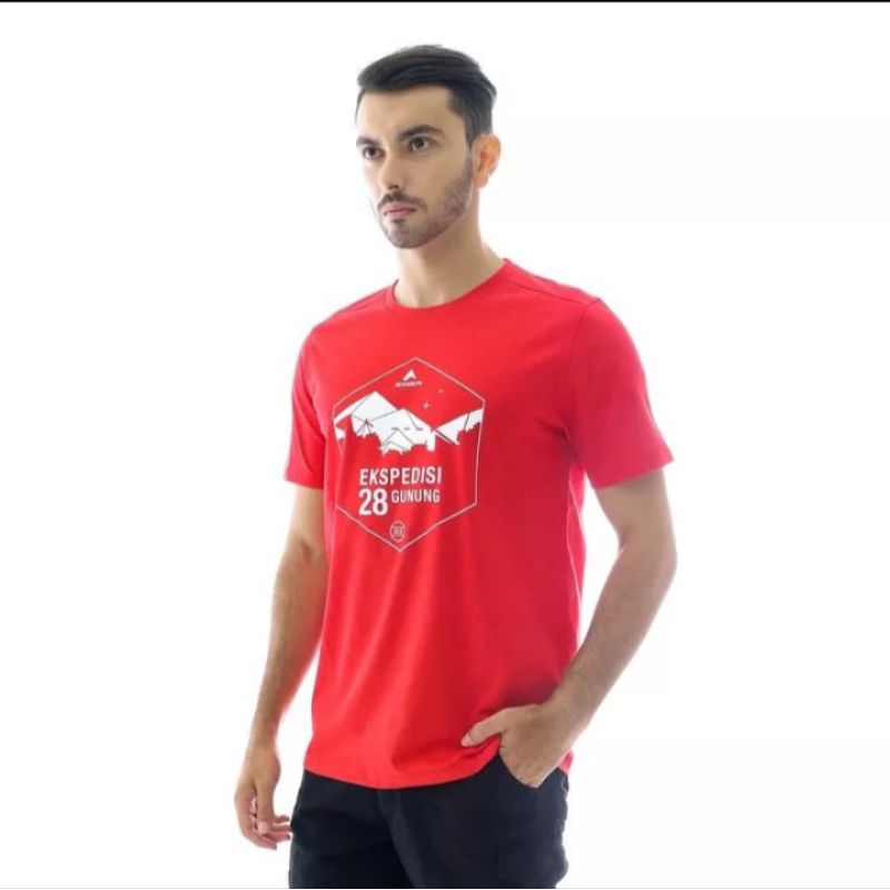 KAOS PRIA EIGER 28 GUNUNG LIST 4533 RED