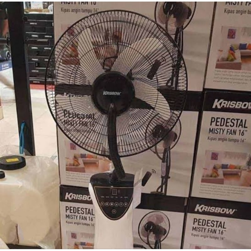 KRISBOW KIPAS ANGIN UAP EMERGENCY MISTY FAN 16 INCH