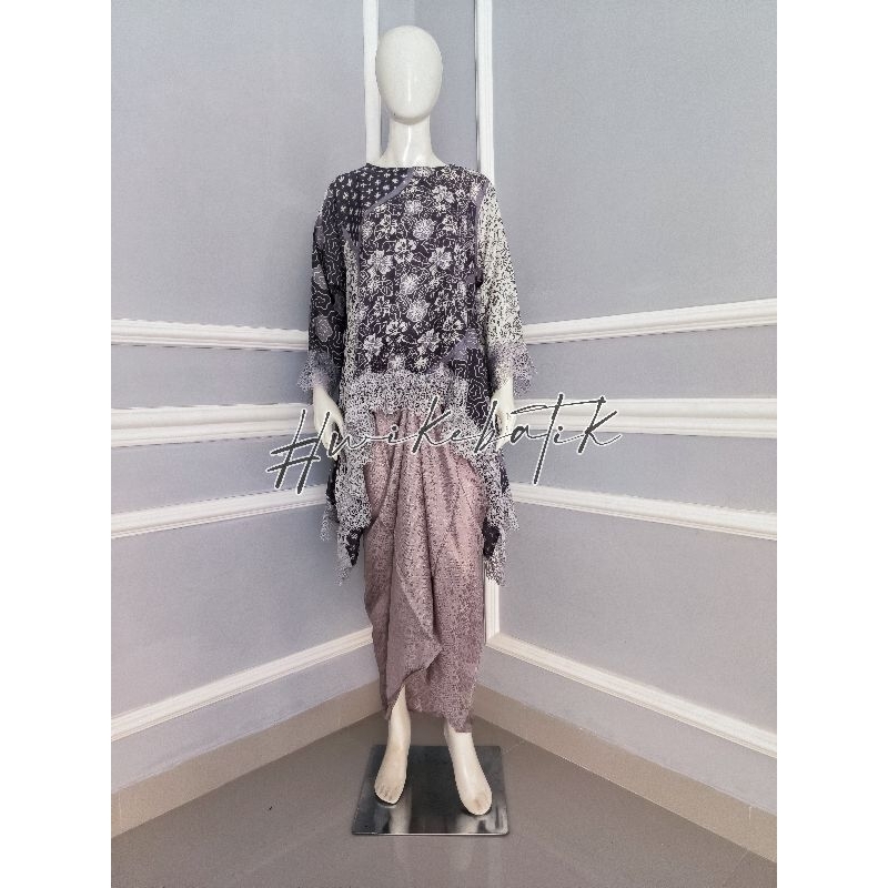 BATIK TRUSMI | SET ALEDA BLOUSE BLUS LACE VISCOSE