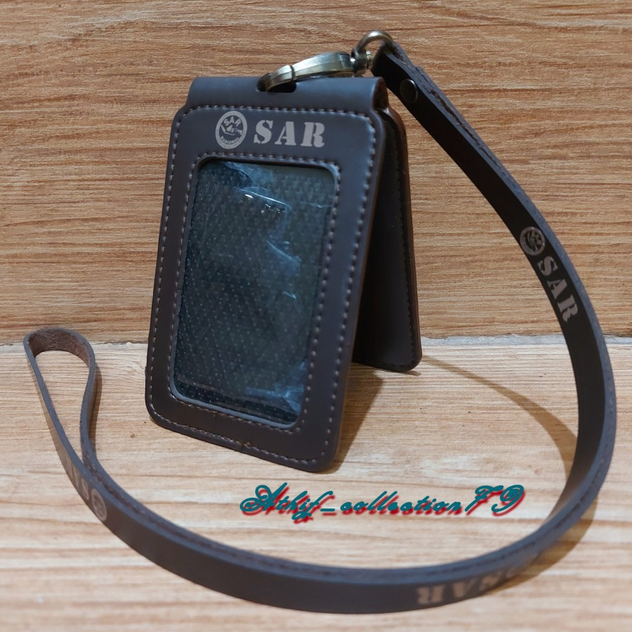 

Holder Id Card SAR / Kalung Id Card SAR Model Lipat Cokelat