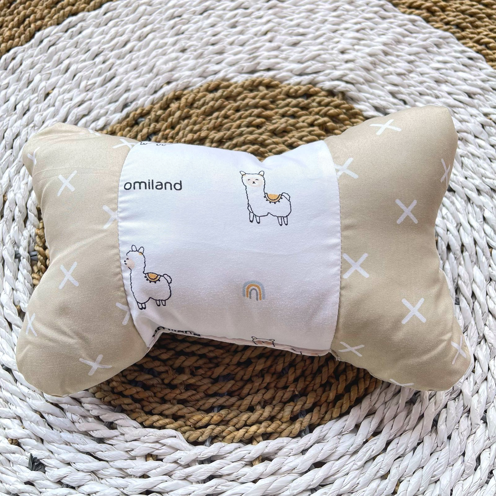 Omiland Bantal Leher Motif Alpaca Series