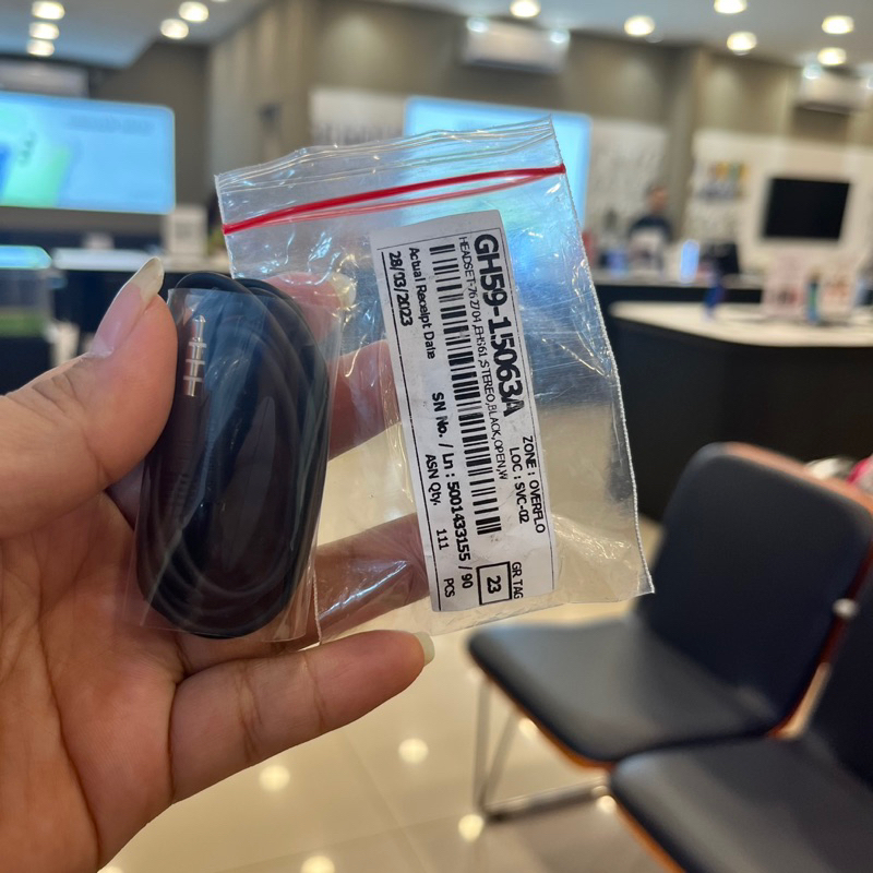 Hadsfree Headset Samsung Jack 3.5 Hitam Sein Indo Original Sein