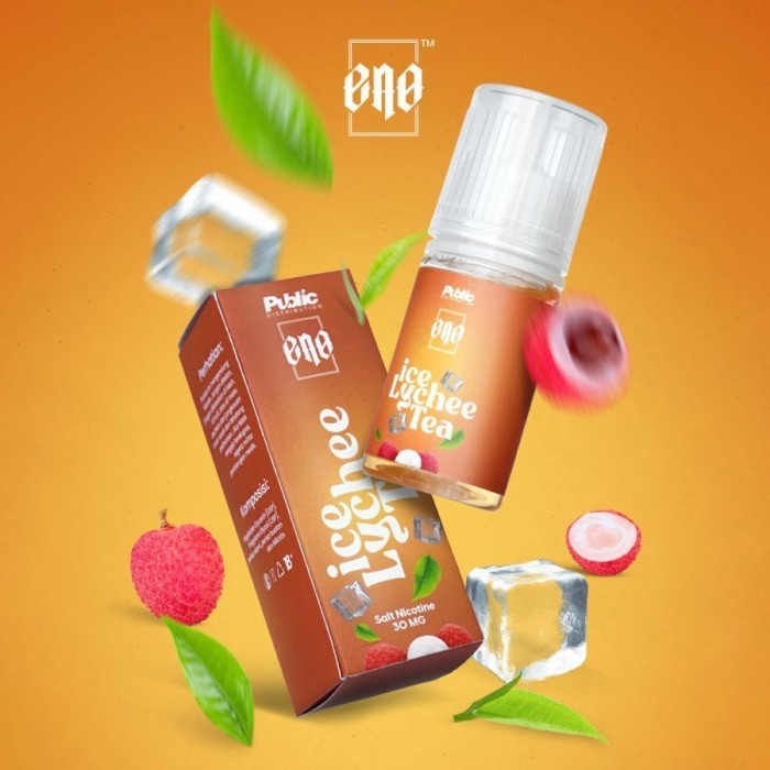 Liquid Eno Lychee Tea 30ml 30mg | Eno Es Teh Leci Salt Nic | Eno Salt Nic 30ml 30mg | Eno Leci Teh