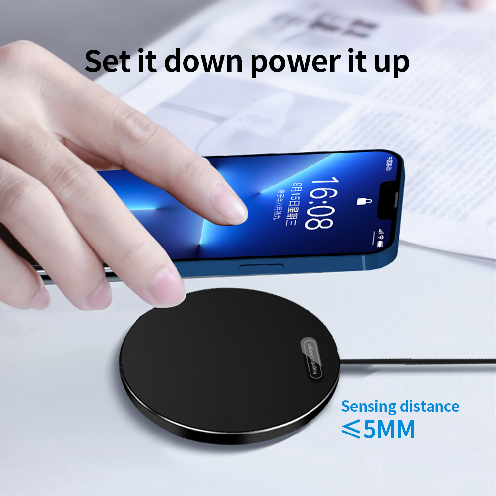 Wireless Charger 15W Magnetic Fast Charging Cable Type C