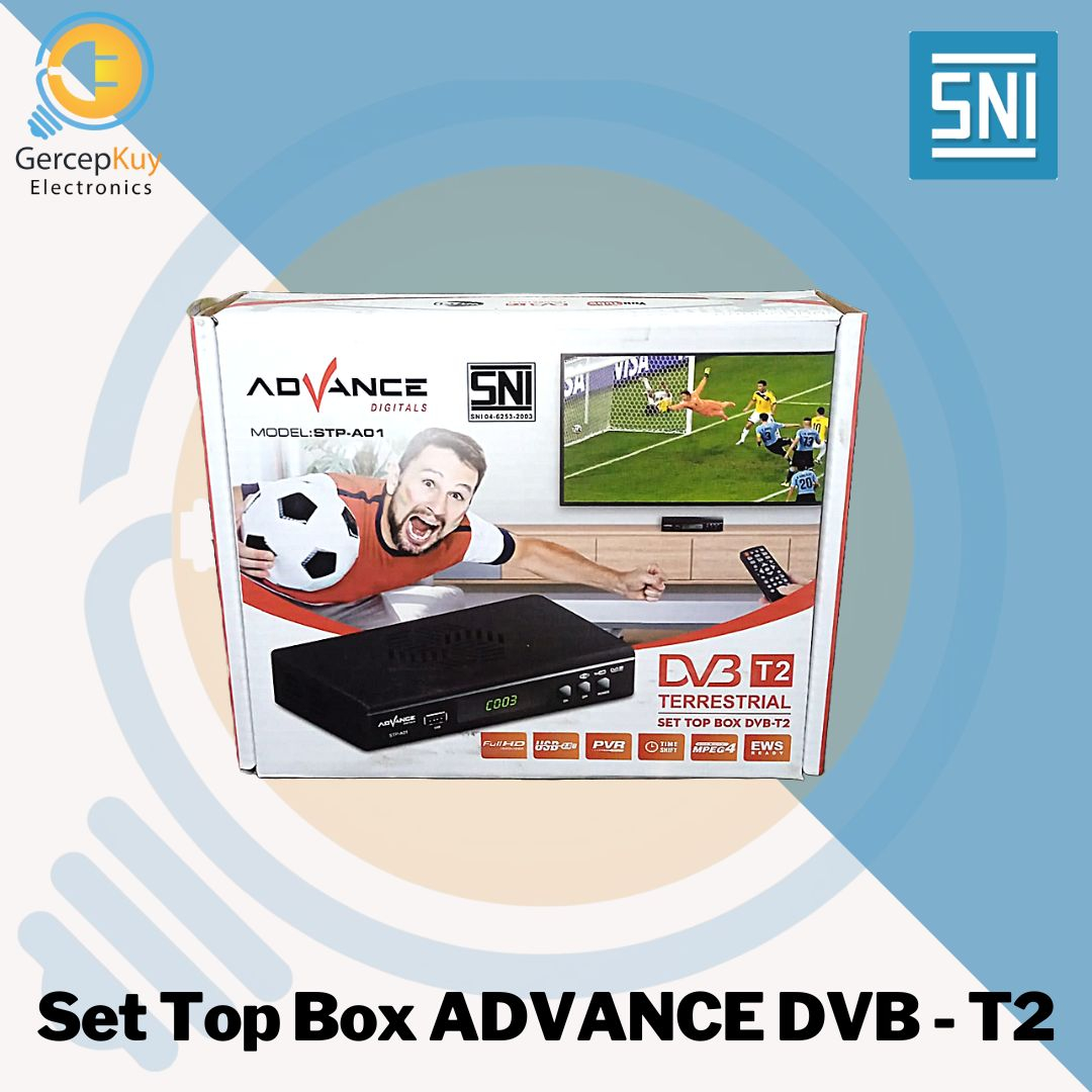 Set Top Box DVB - T2 TV Digital ADVANCE
